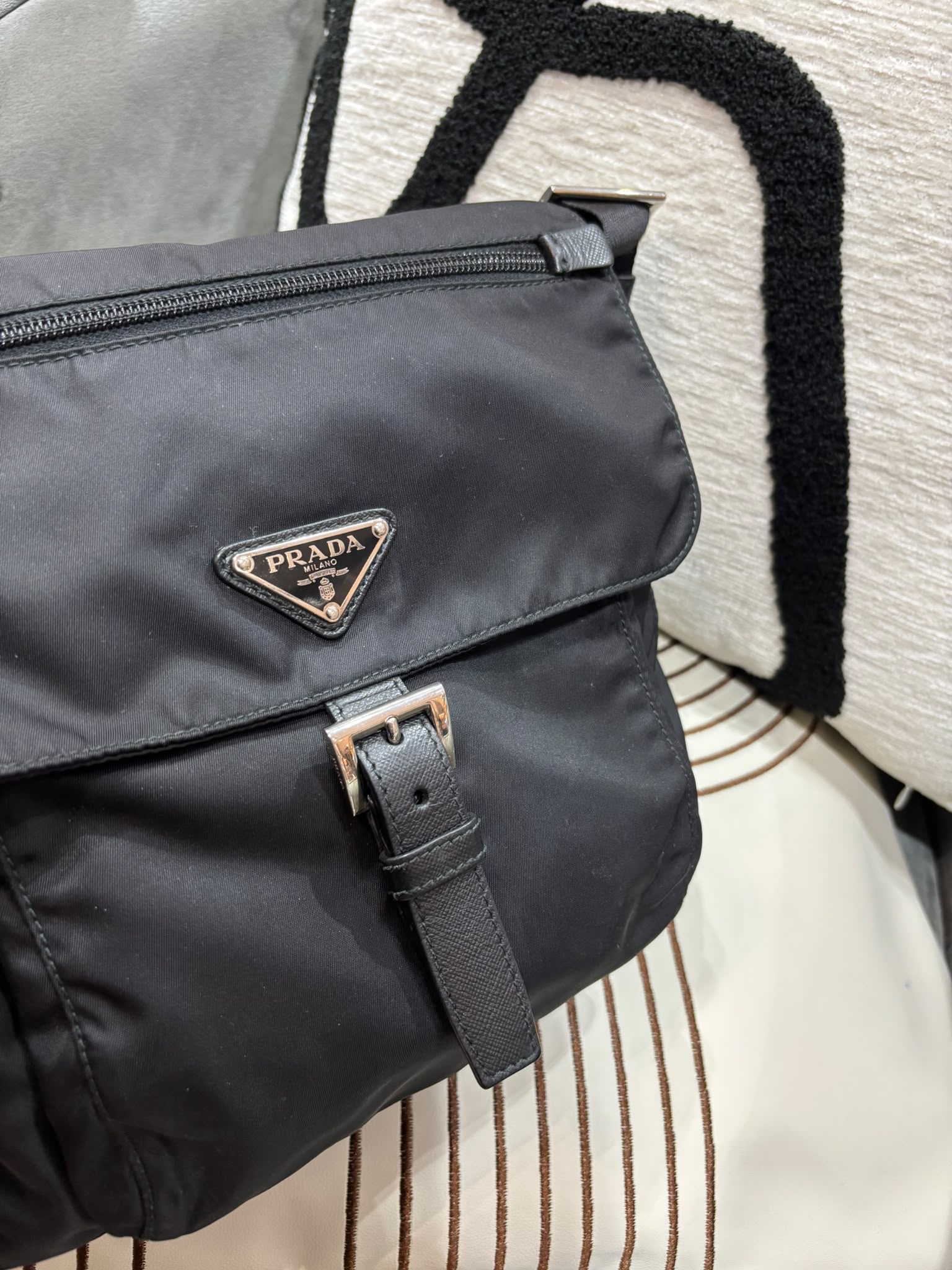 Prada nylon crossbody bag  100%Authentic, 90%new