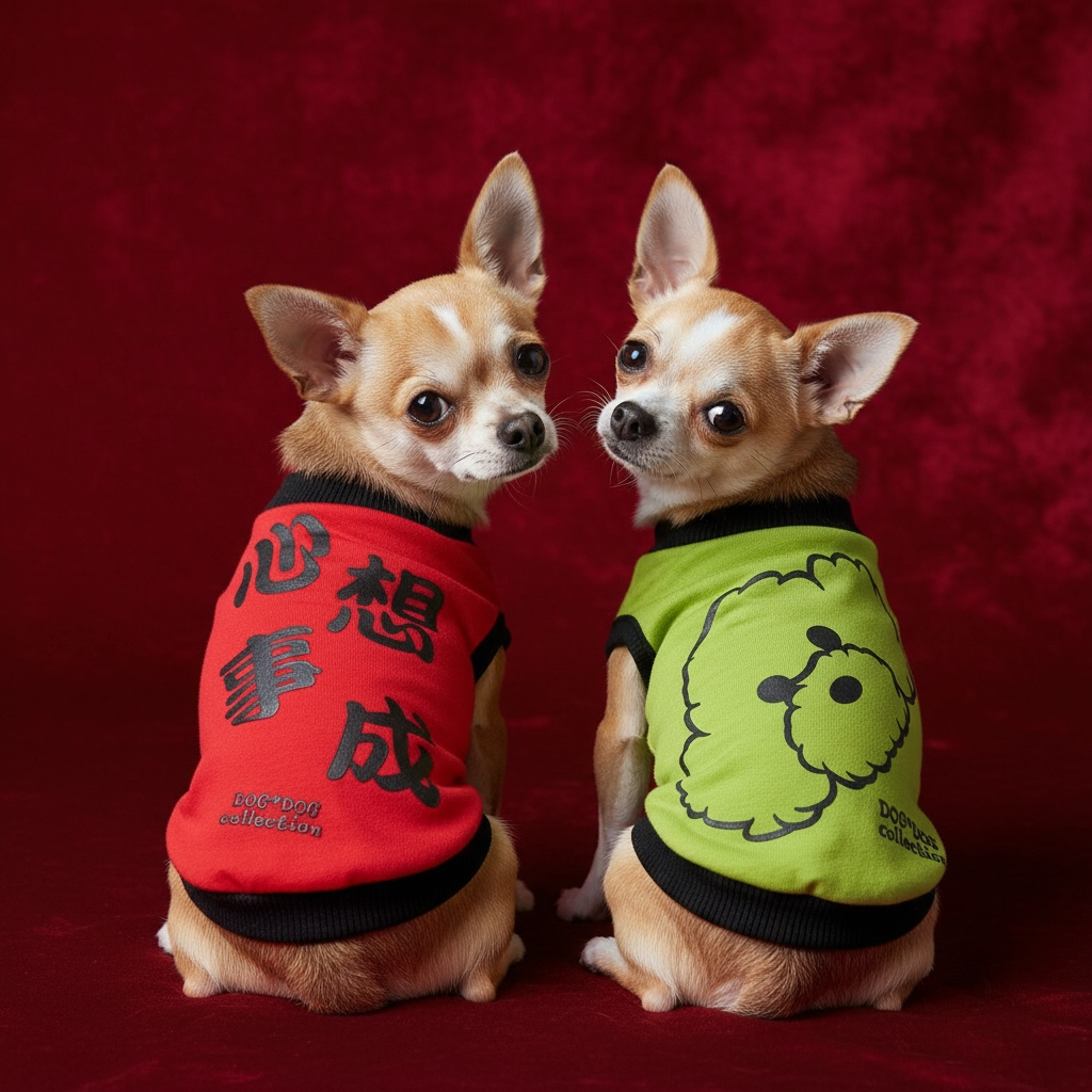 S429 賀年雙面衫- 心想事成 Double-sided New Year's T-shirt - All your wishes come true