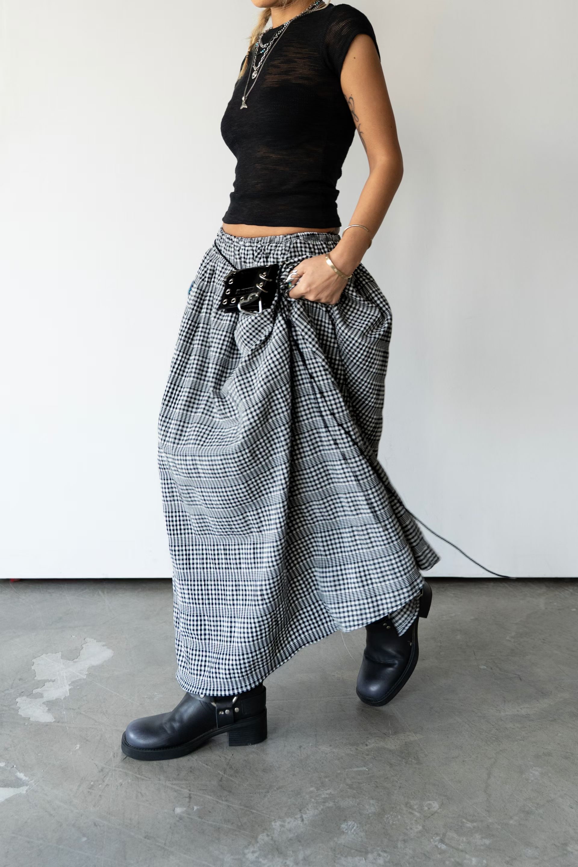 東大門女裝 | 格紋skirt