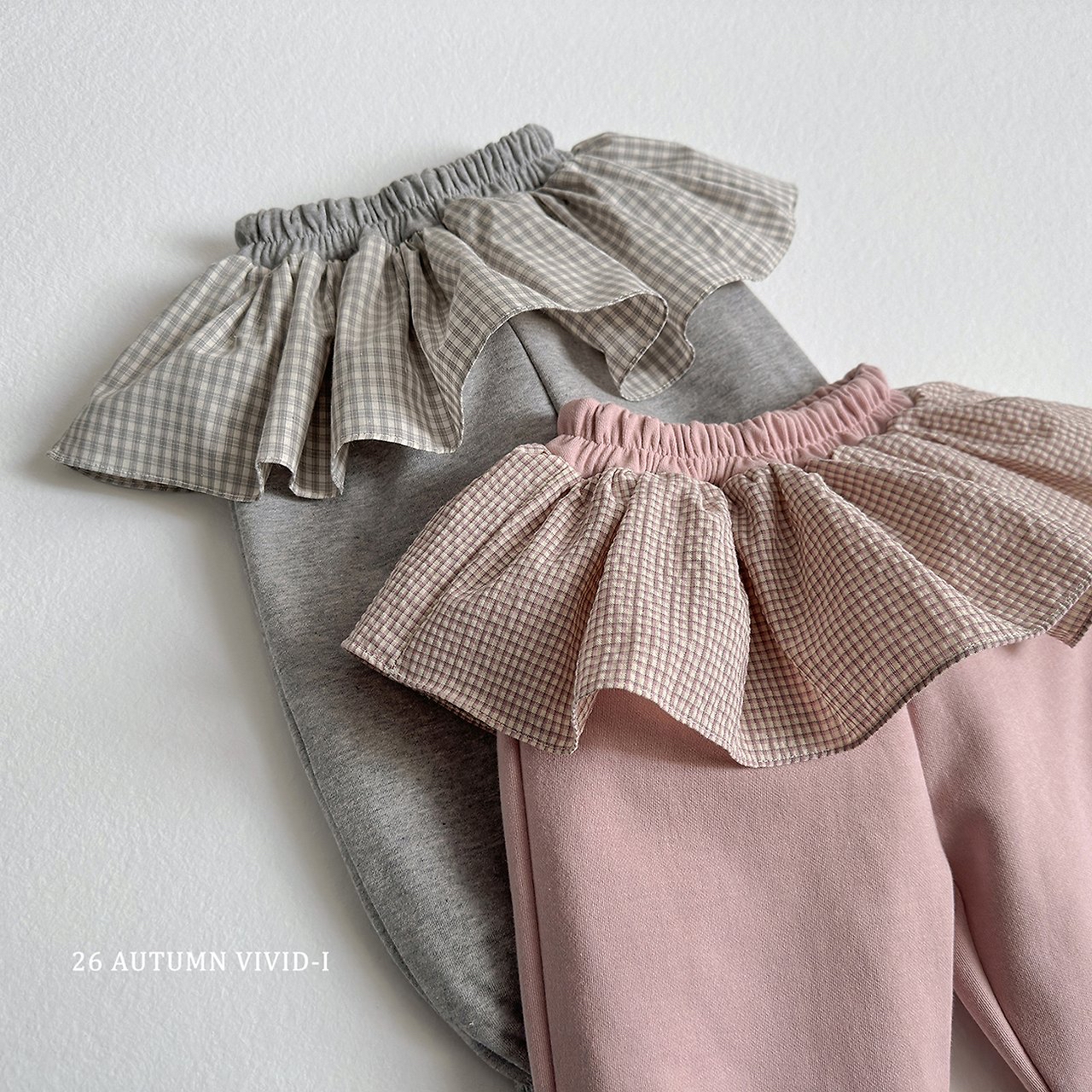 Vivid | Check Frill Jogger