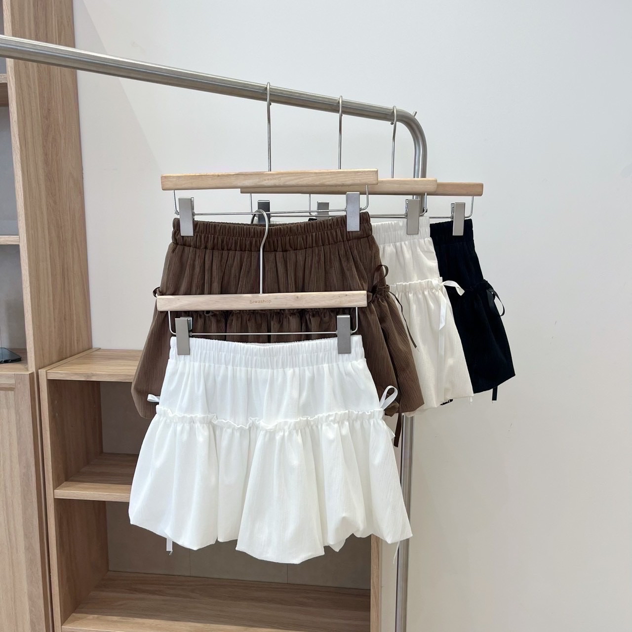 Bkk秋冬款 雙蝴蝶結綁帶蛋糕裙