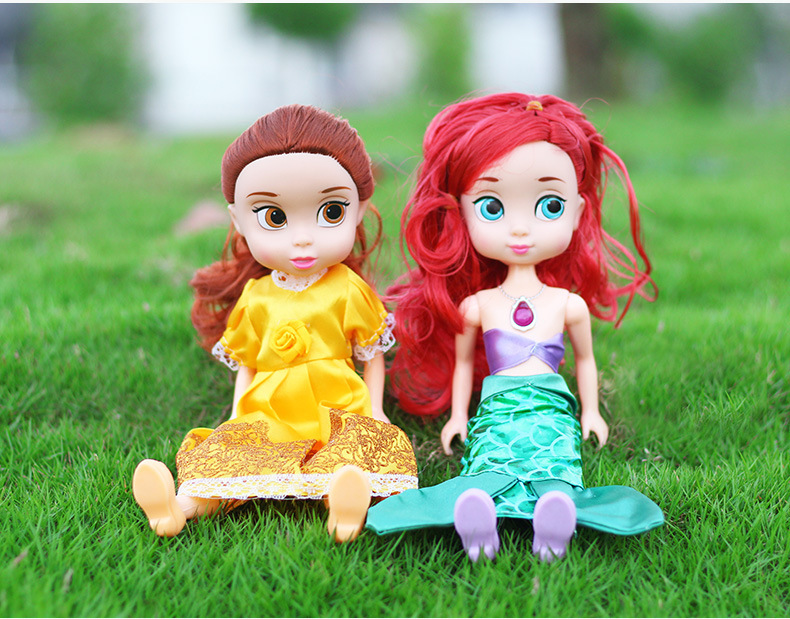 Disney卡通公主公仔玩具 (6件裝) -1套