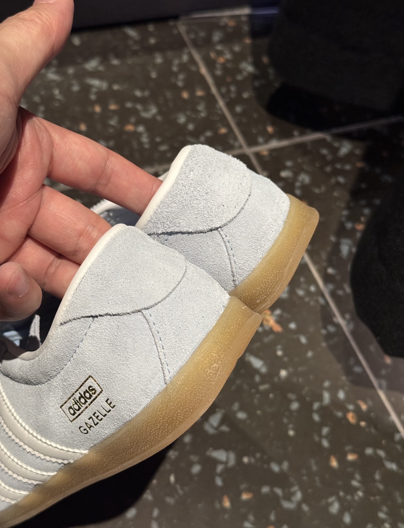 JR8893 Adidas Gazelle Lo Pro Clear Sky Gum JR8893