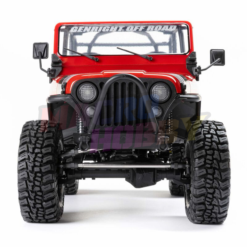 Axial 1/10 SCX10 III Jeep CJ-7 Red AXI03008V2T1 #0111196