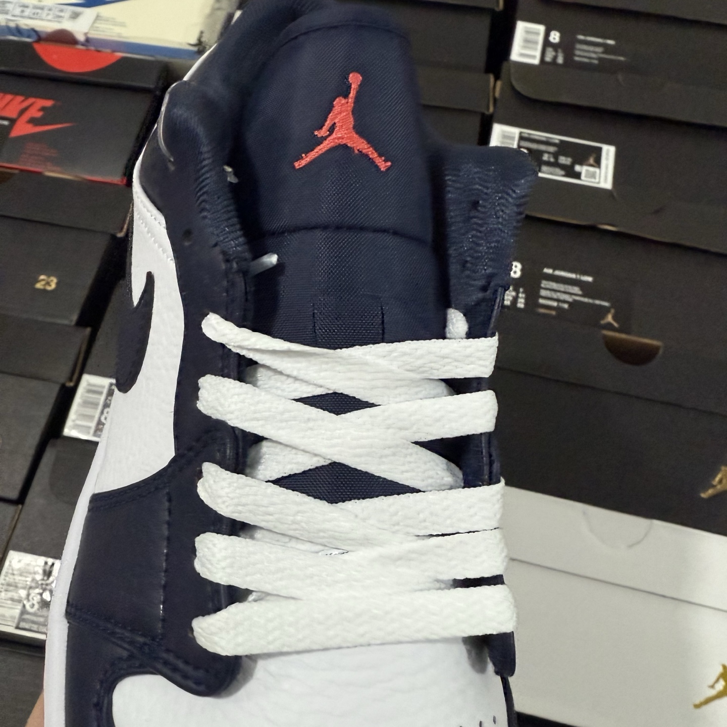 Nike Air Jordan 1 Low "Obsidian Ember Glow" 553558-481