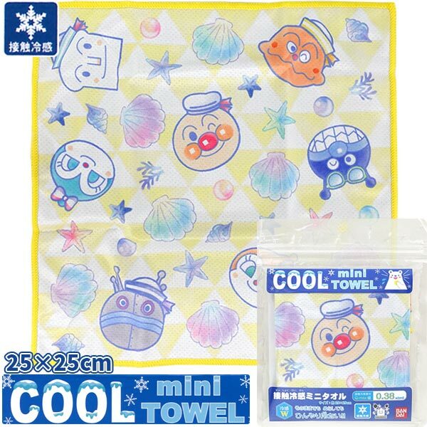 [現貨] [日本直送] 麵包超人｜冰涼方巾 {TF800864}