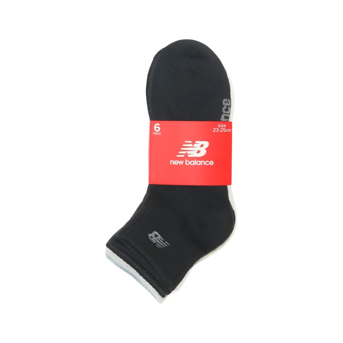 日本Costco  New Balance 短襪6 雙裝尺寸 25-27 厘米