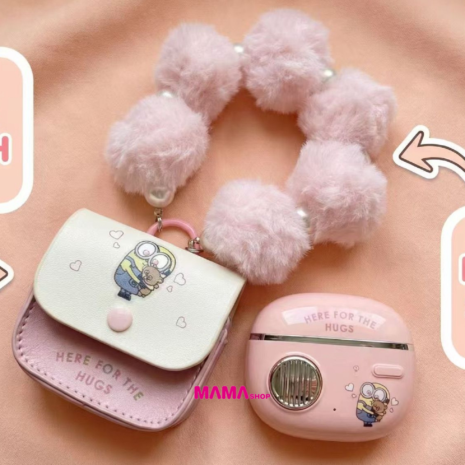 香港正版授權 Minions x Emie 小黃人Bob和Tim系列🎧J08藍牙耳機套装