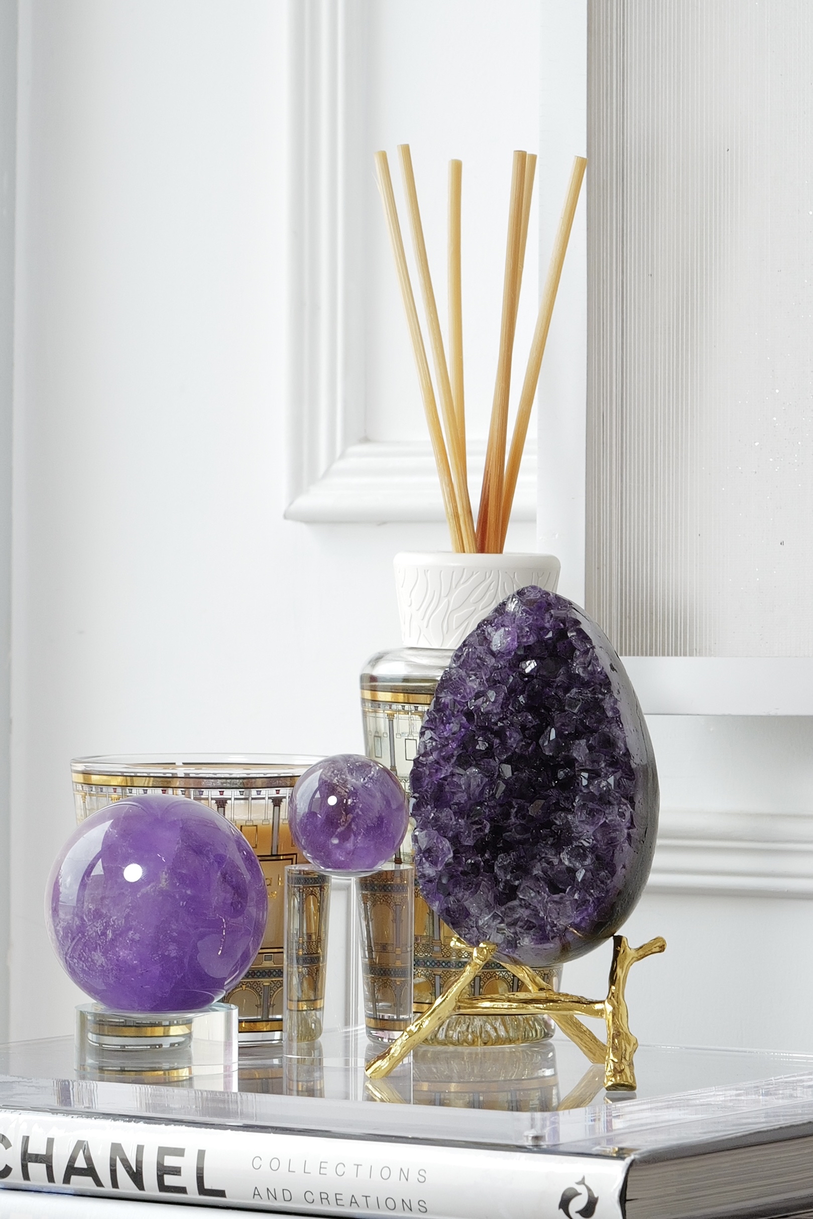 ༒ 11.2cm 帝王紫玻璃體冰翠紫水晶蛋༒  AM5008C2JGSN9-RA27*11TN