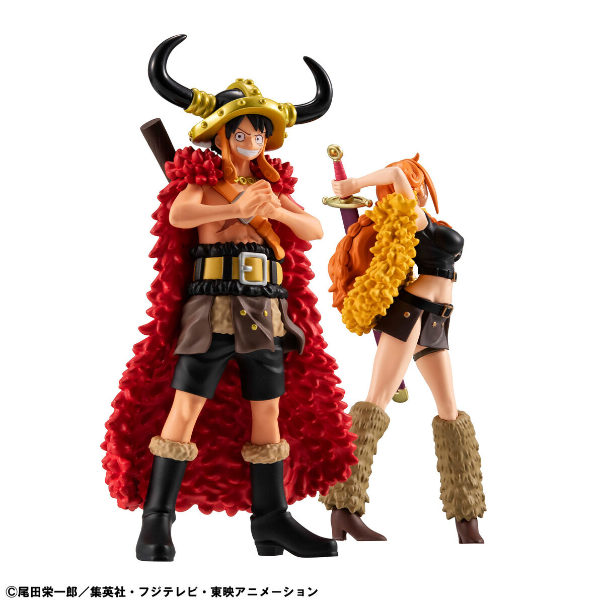 (預訂訂金 $100) (總價 $322) (魂限) MegaHouse WALLSTAR 海賊王 路飛 & 奈美 (艾爾帕布篇) (連特典) (行版) W.STAR ONE PIECE Monkey D. Luffy & Nami