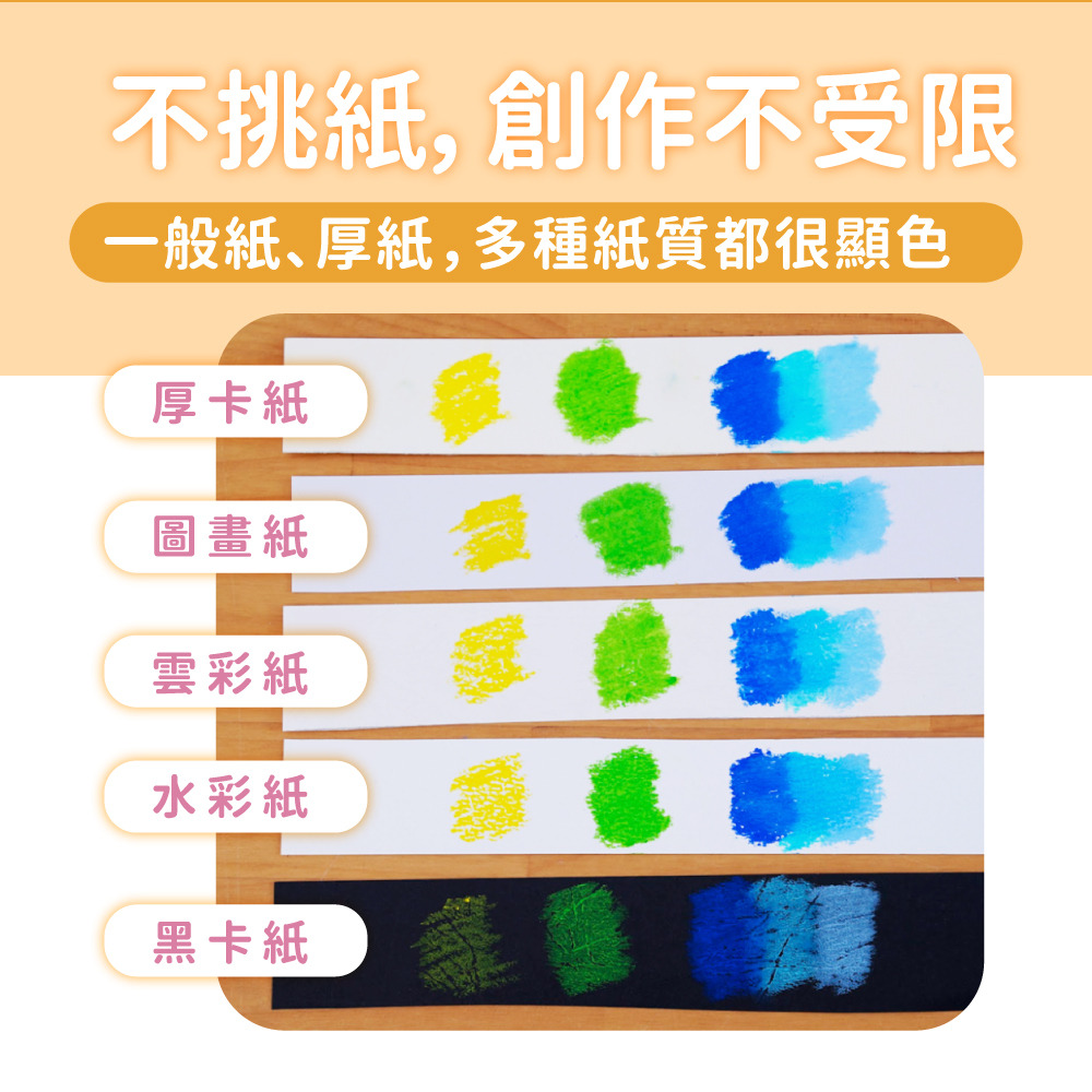 【mamayo】絲滑旋轉水蠟筆36色(附水彩筆)