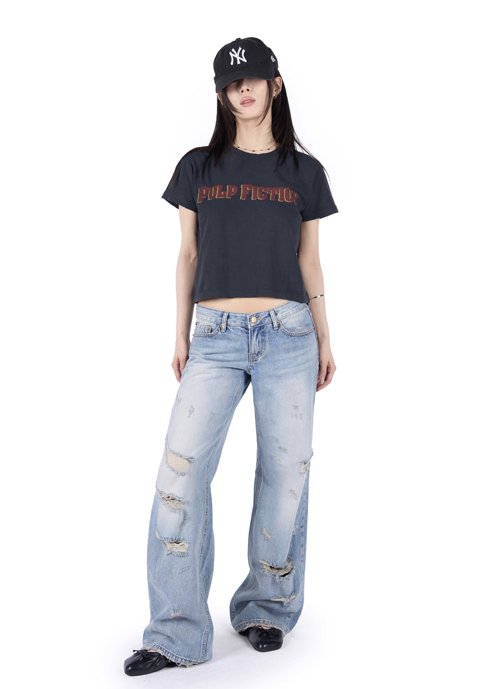 Vintage Film Graphic Crop Tee