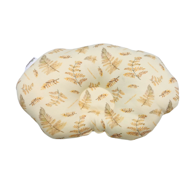 Trendyvalley Organic Cotton Baby Newborn Head Protection Dimple Pillow