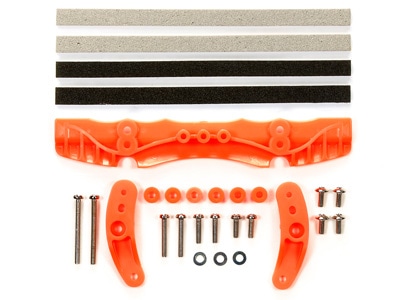 BRAKE SET (for AR CHASSIS) (FLUORESCENT ORANGE)