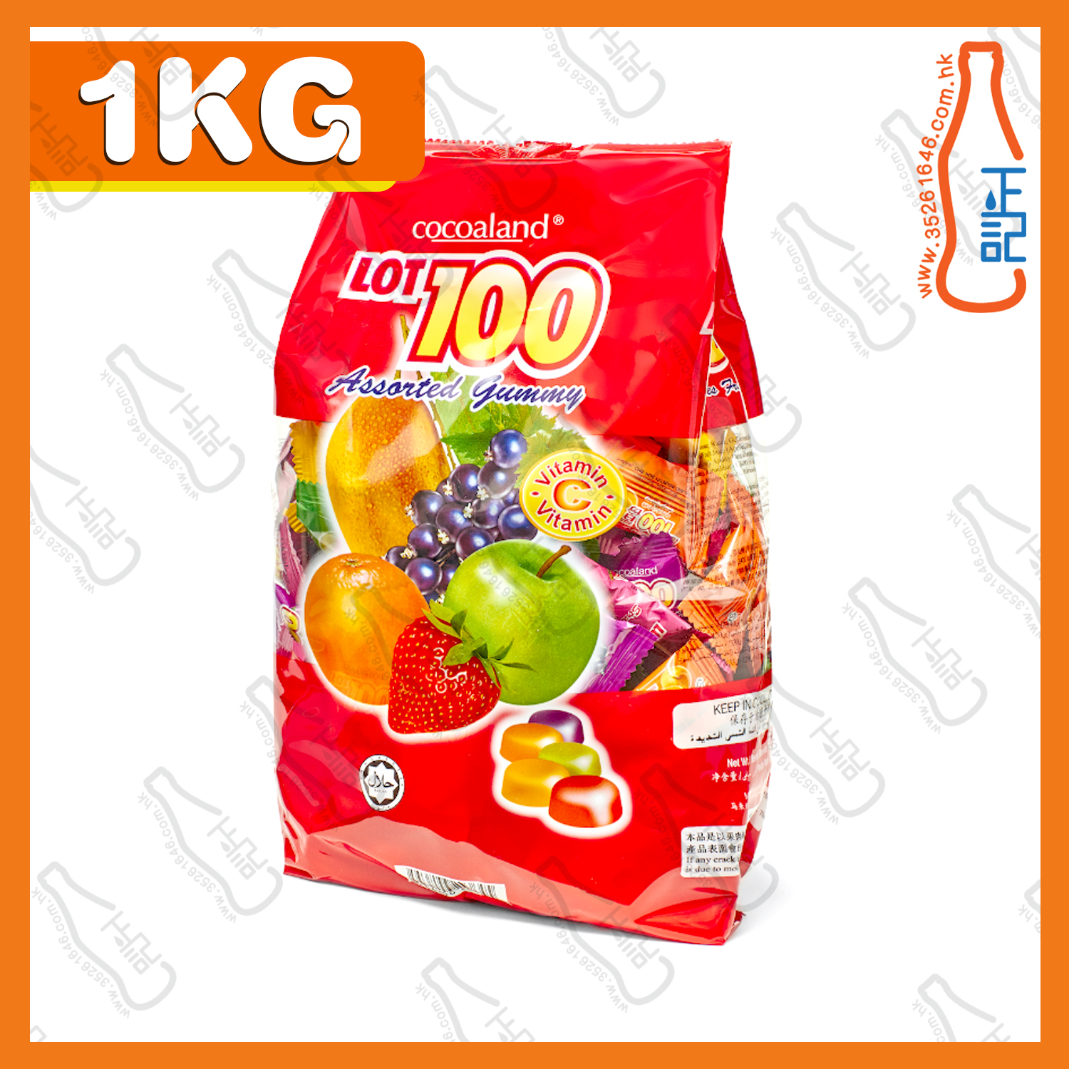 ==LOT百分百什果軟糖 1kg /袋