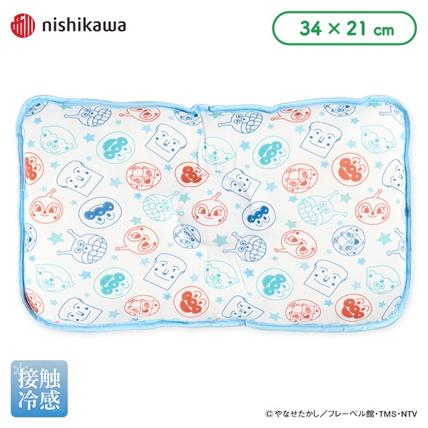 🇯🇵預訂 日本直送🇯🇵麵包超人滿印涼感嬰幼兒枕頭1-2Y