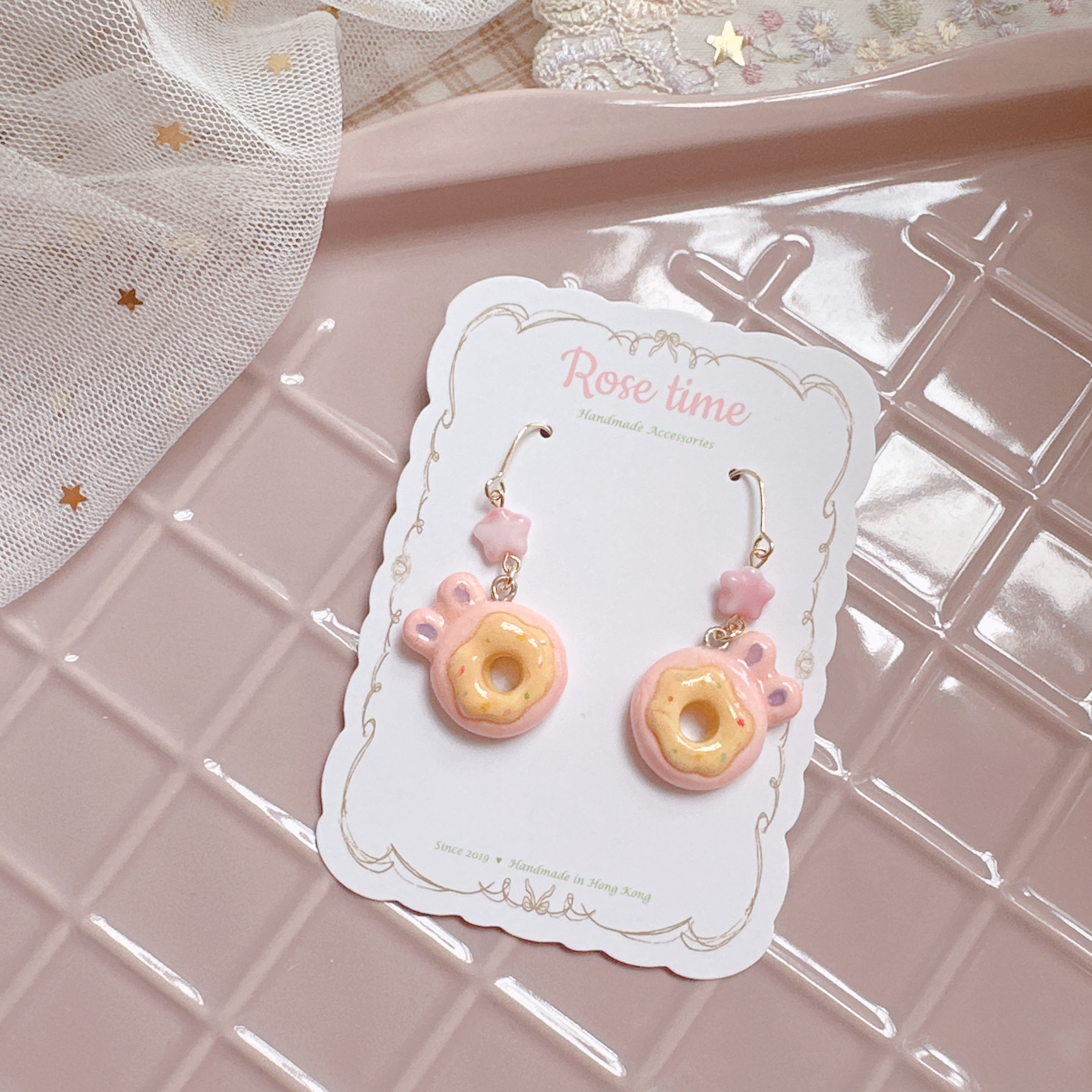手繪甜點 粉兔冬甩🍩