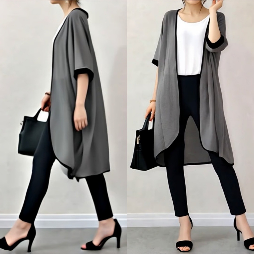 $118件。🌿氣質百搭長款薄外套｜懶人必備款
