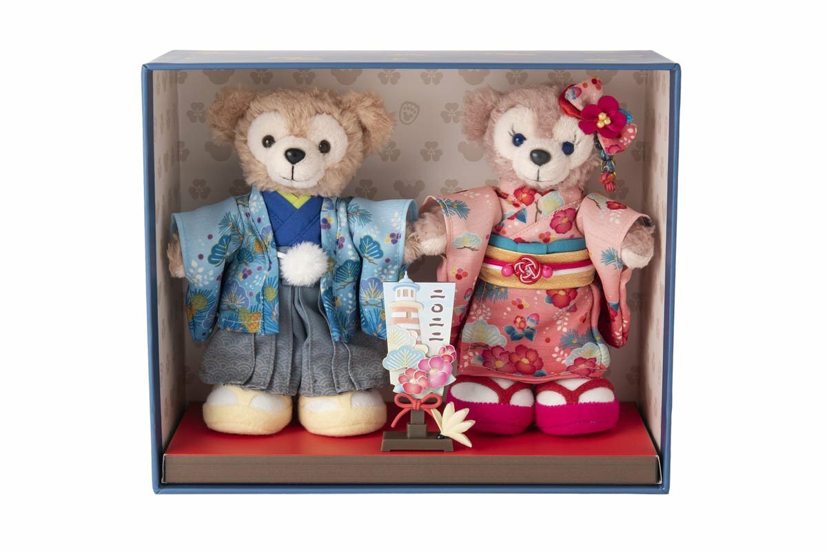 [現貨] [東京迪士尼] DUFFY & SHELLIE MAY 和服公仔套裝 {TF211129}