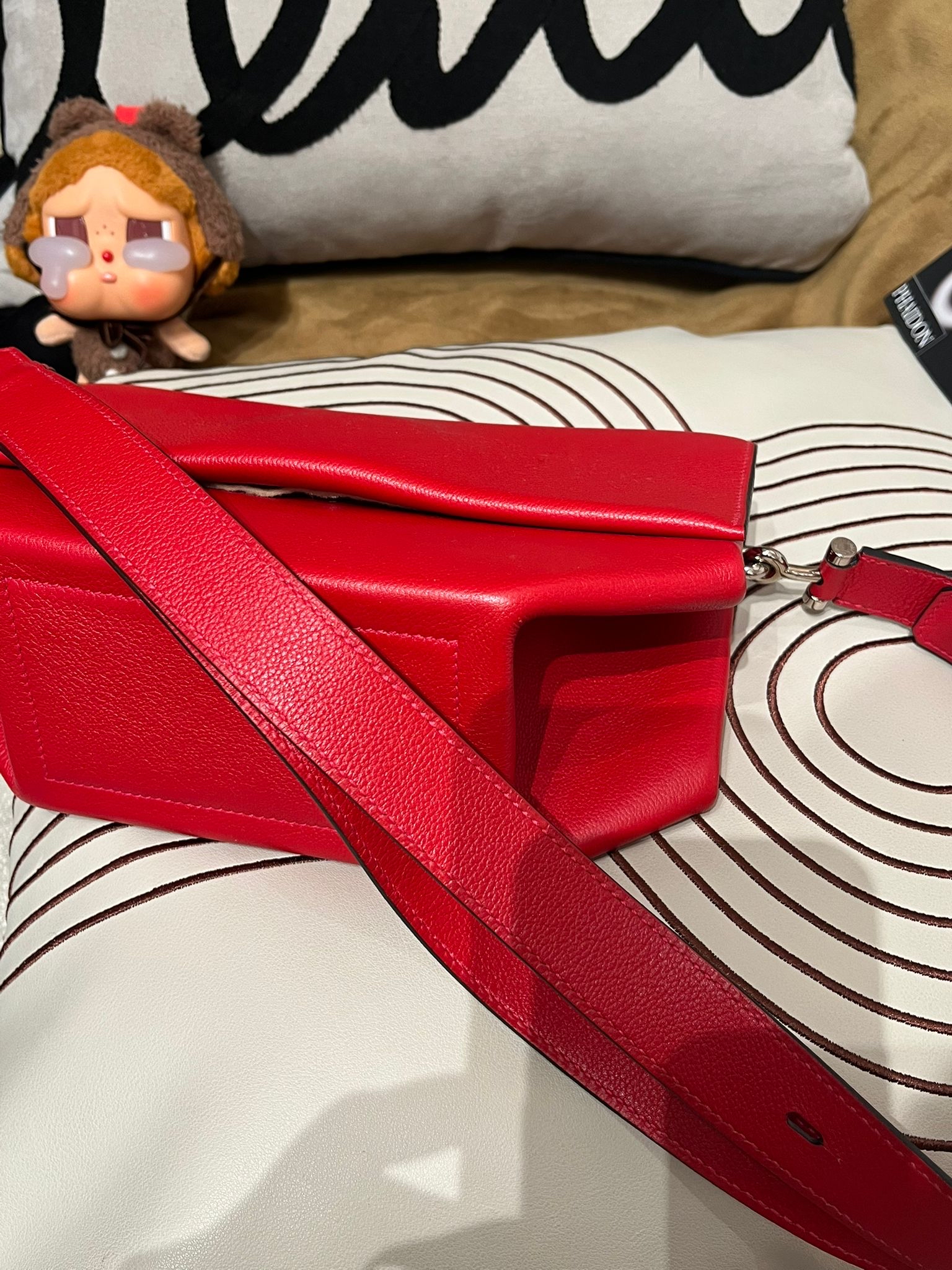 HERMES OPLI, Q5 ROUGE CASAQUE SHOULDER BAG STAMP C, 100%Authentic ,98%new ✅Dust bag 