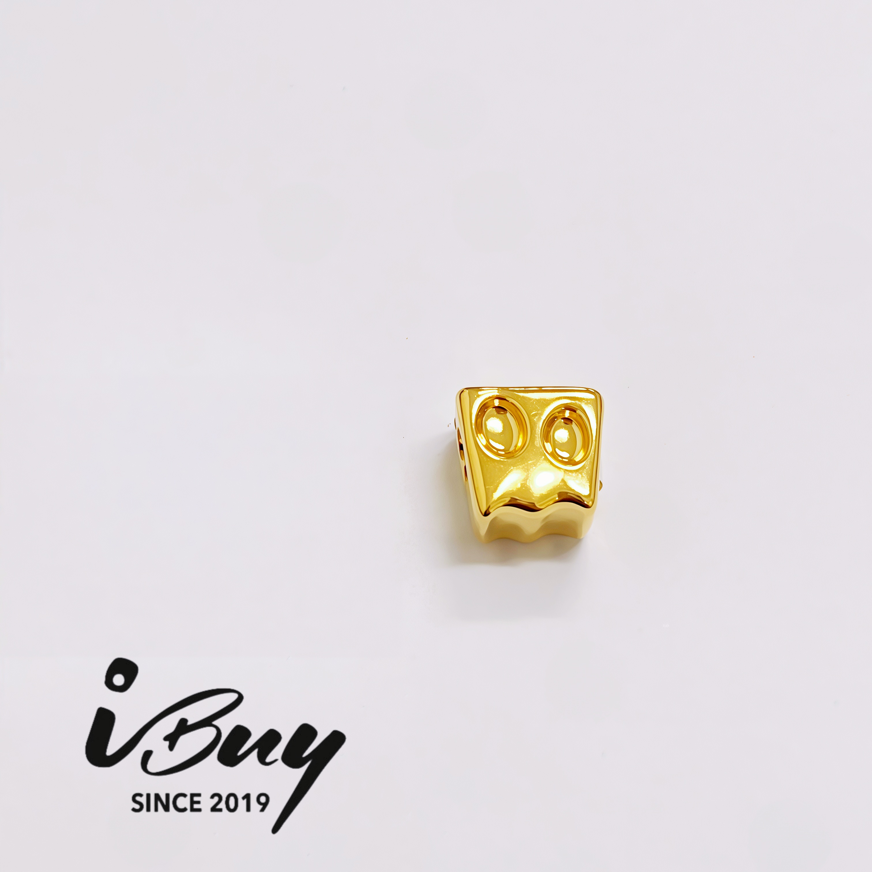 916 HARD GOLD PAPER BAG MAN CHARM BEAD 916 硬金 纸袋侠小D串咀
