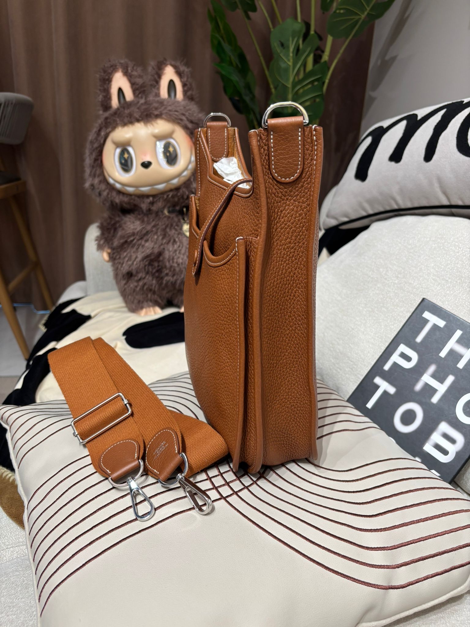 Hermes Evelyne 29 Stamp Z 金棕色銀扣 100%Authentic, 