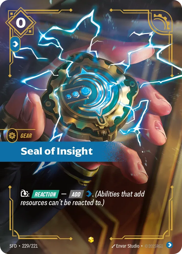 [ Spiritforged - Overnumber ] SFD-229/221 Seal of Insight
