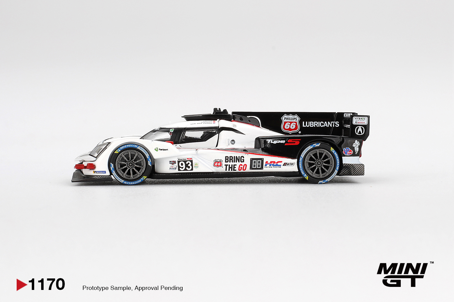 Mini GT 1/64 Acura ARX-06 GTP #93 Acura Meyer Shank Racing 2025 IMSA Daytona 24 Hrs  - MGT01170-BL