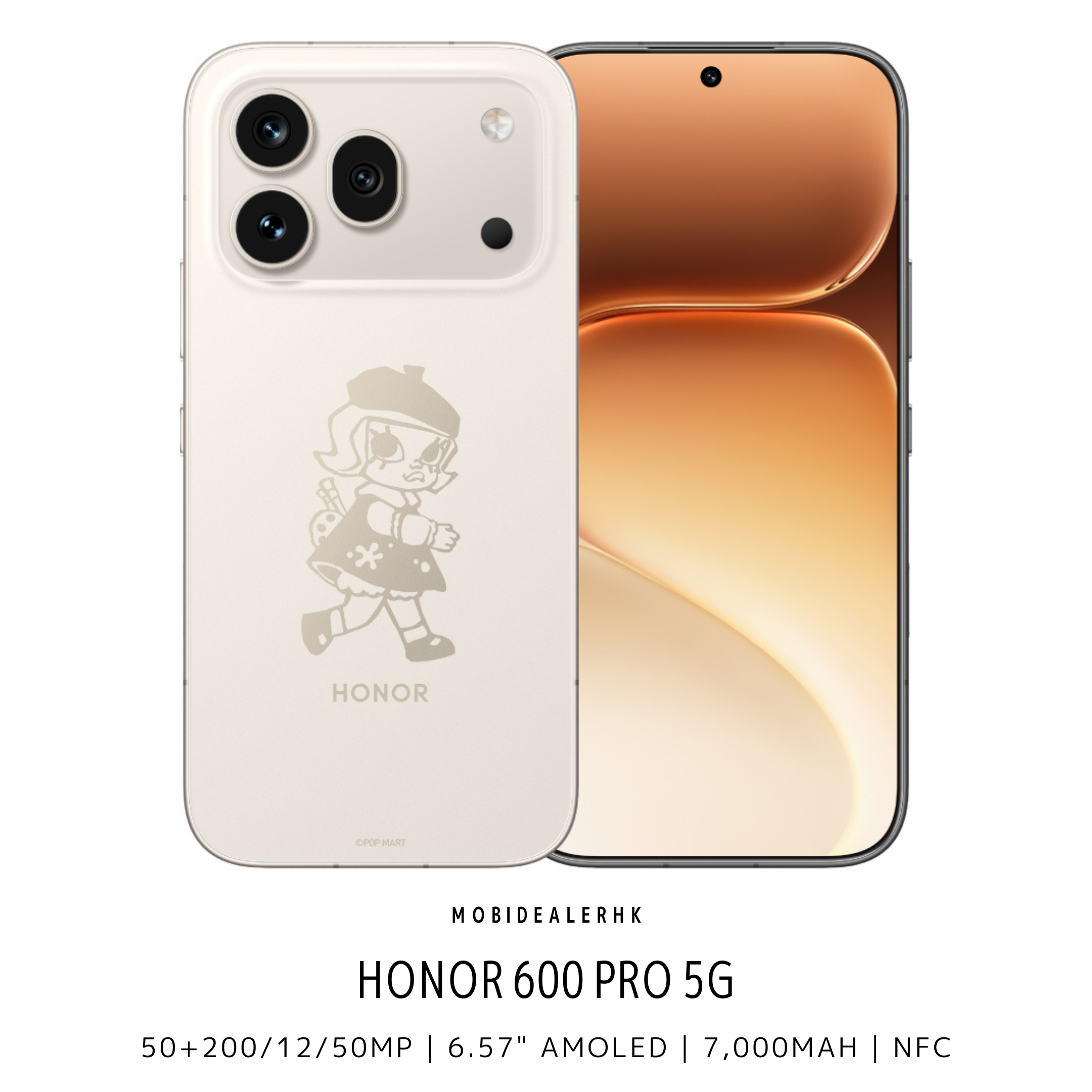 Honor 600 Pro | 榮耀 600 Pro | 5G | 智能手機 | 50+200/12/50MP | 6.57" AMOLED | 7,000mAh | NFC