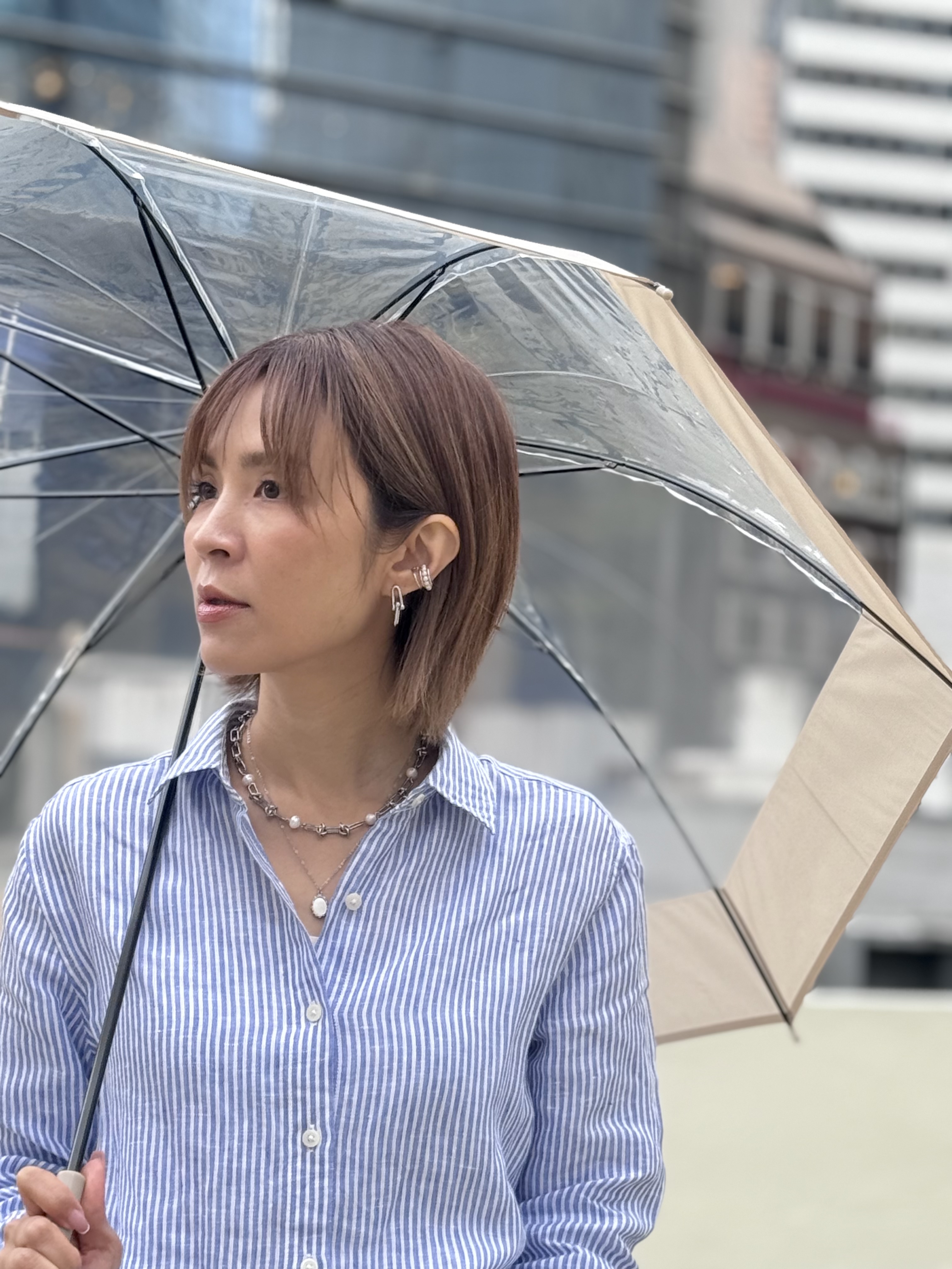 Sliver clip stainless earring