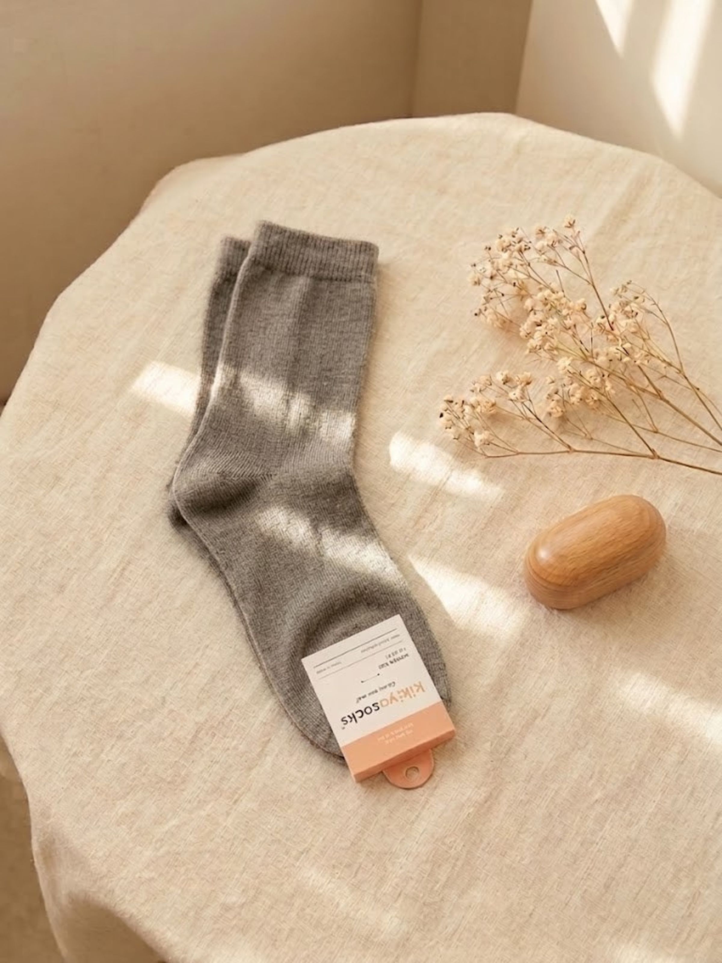 Korean Plain & Cozy Women Crew Socks