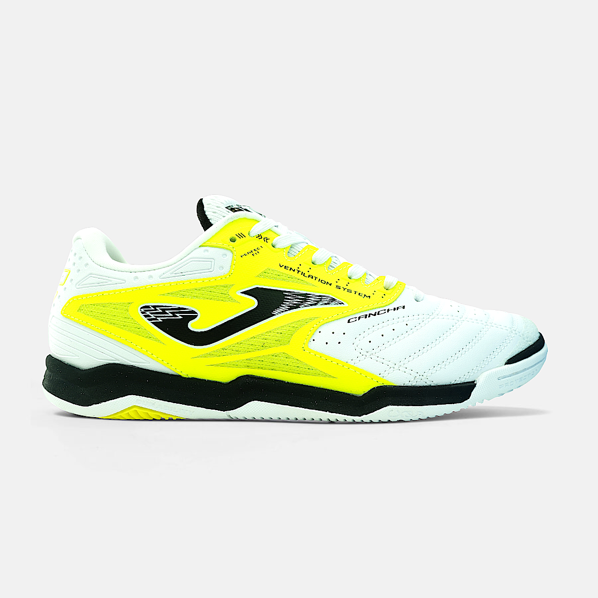 Futsal Shoes Cancha 25 Indoor White Yellow