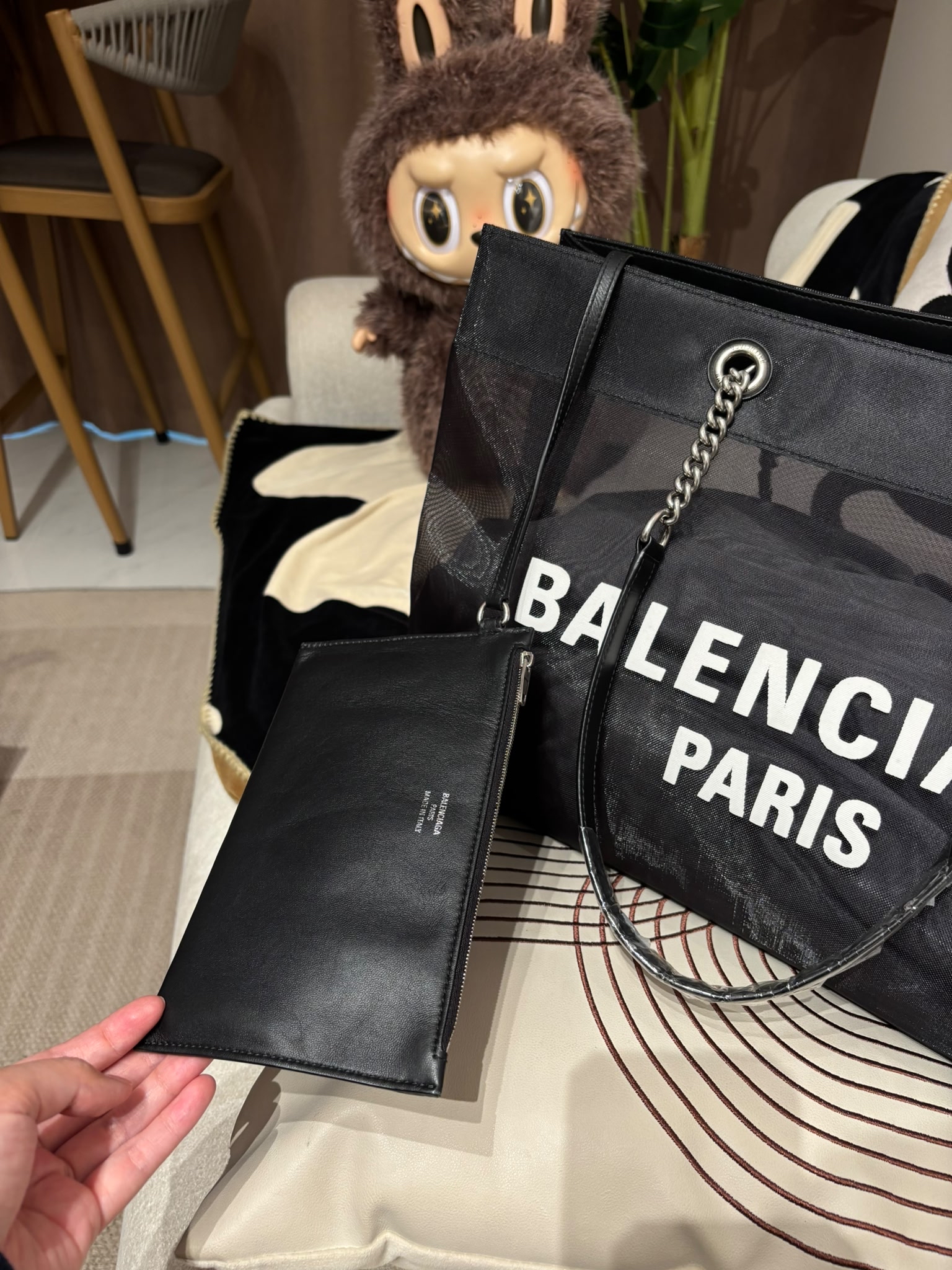 Balenciaga duty free tote bag 100%Authentic ,95%new✅收據✅Pouch✅dust bag 