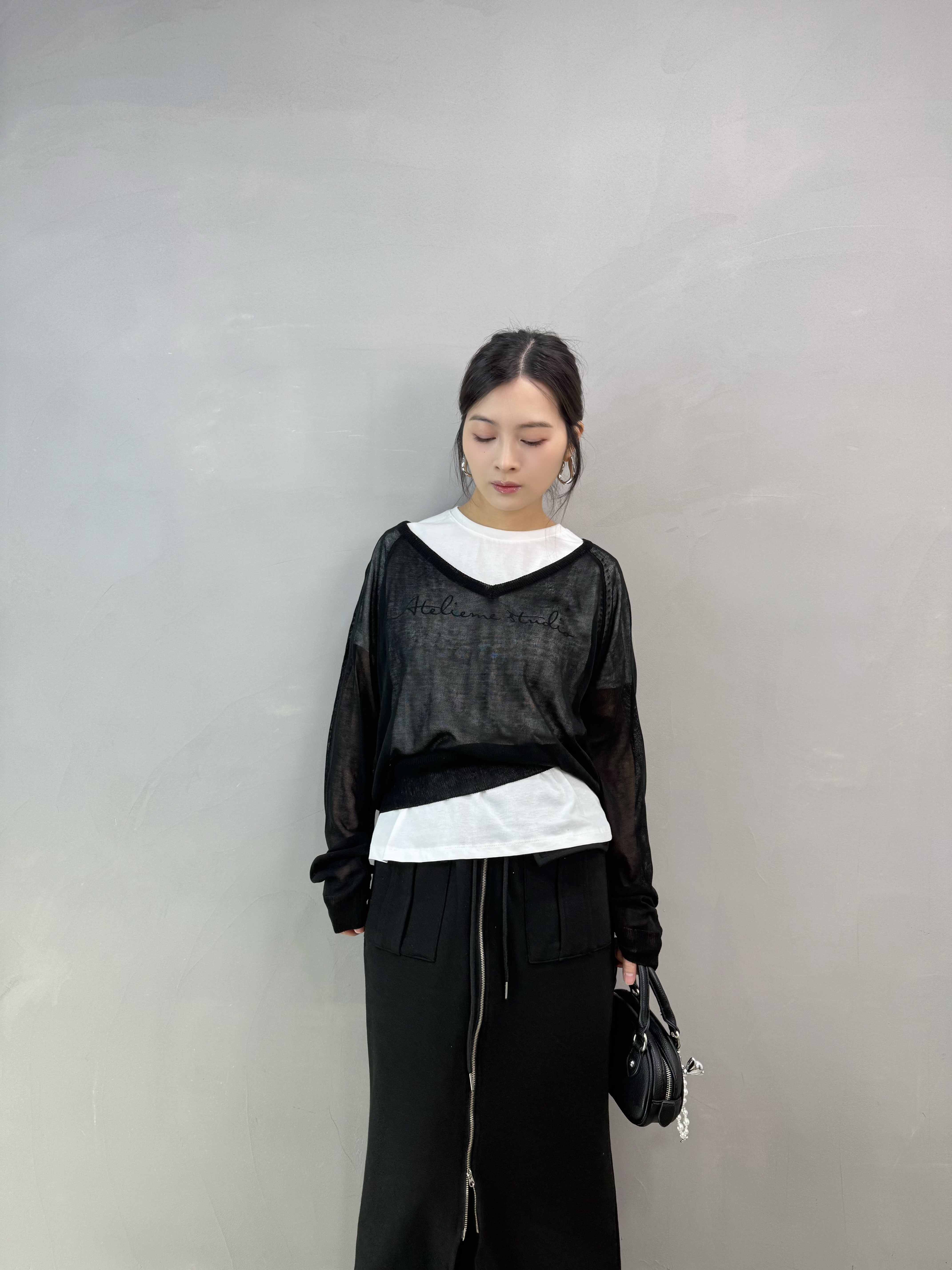 B16 刺繡字Tee