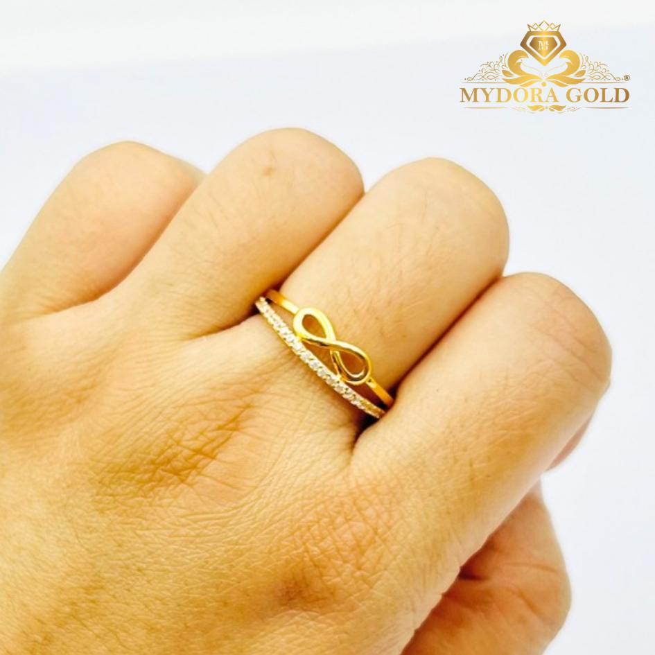MYDORA Cincin Batu CZ Infinity l EMAS 916/22K