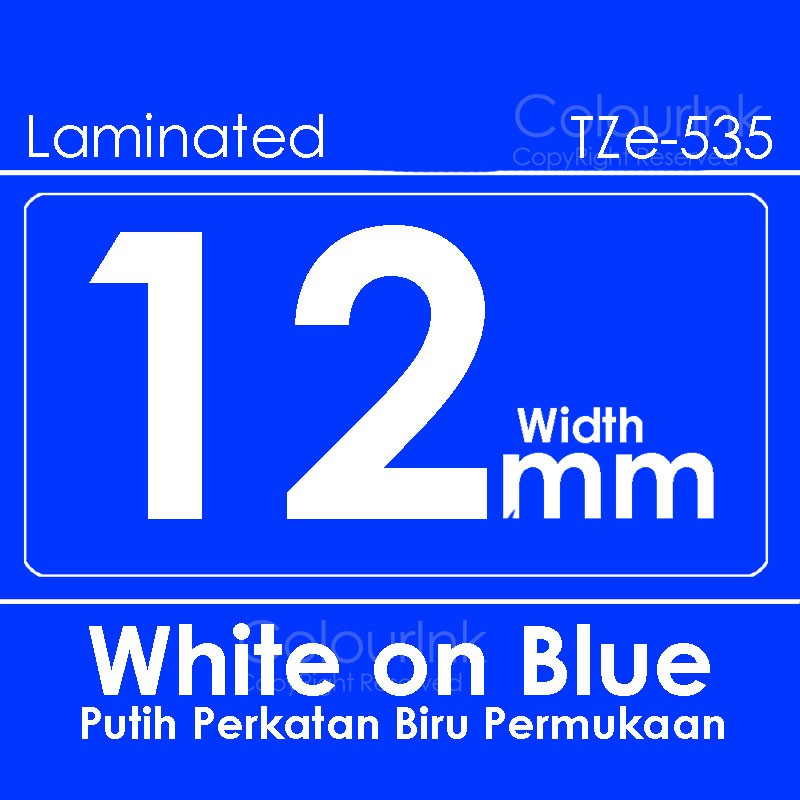 12mm Tze-231 131 631 compatible label tape Label Printer PT-H110 D210 D450 D600 P700 E110VP E300VP P300BT P710 Sticker
