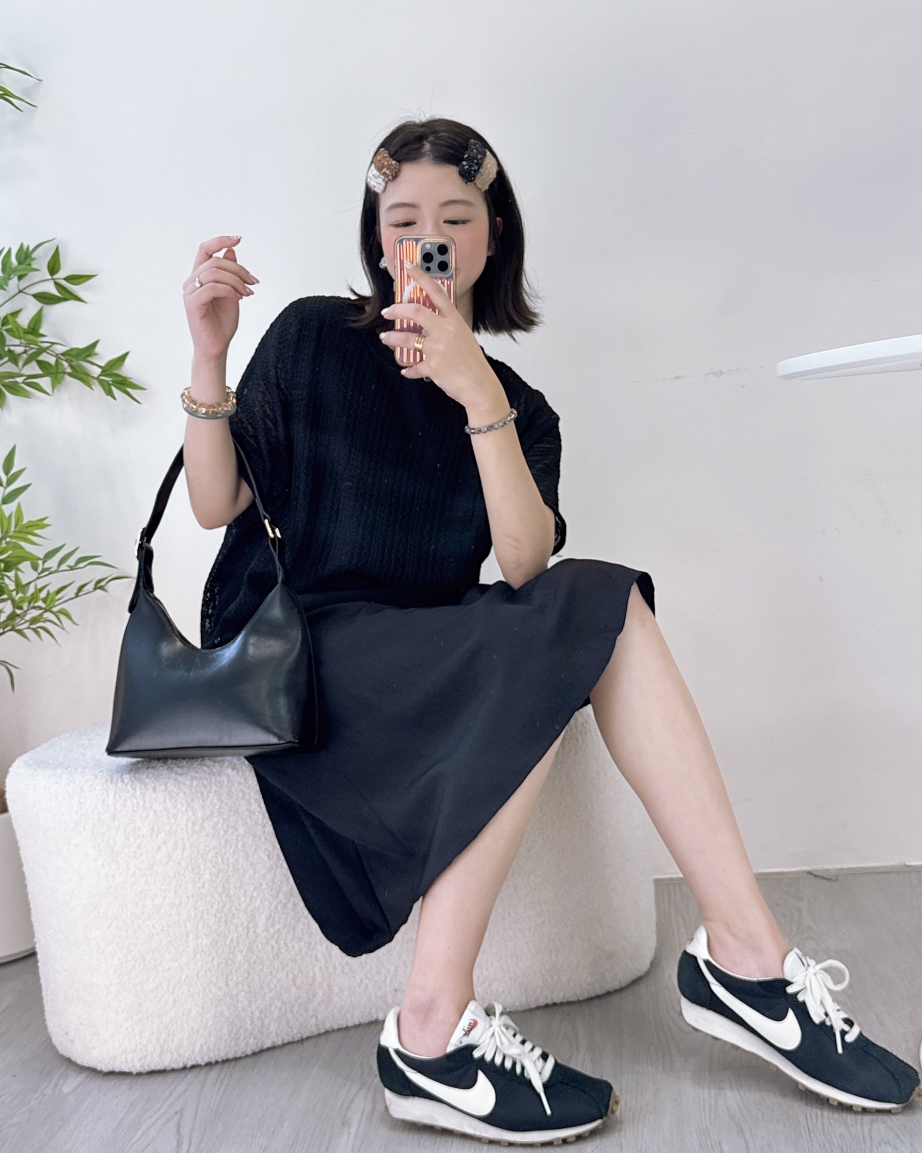 時尚休閒假兩件連身裙 2色