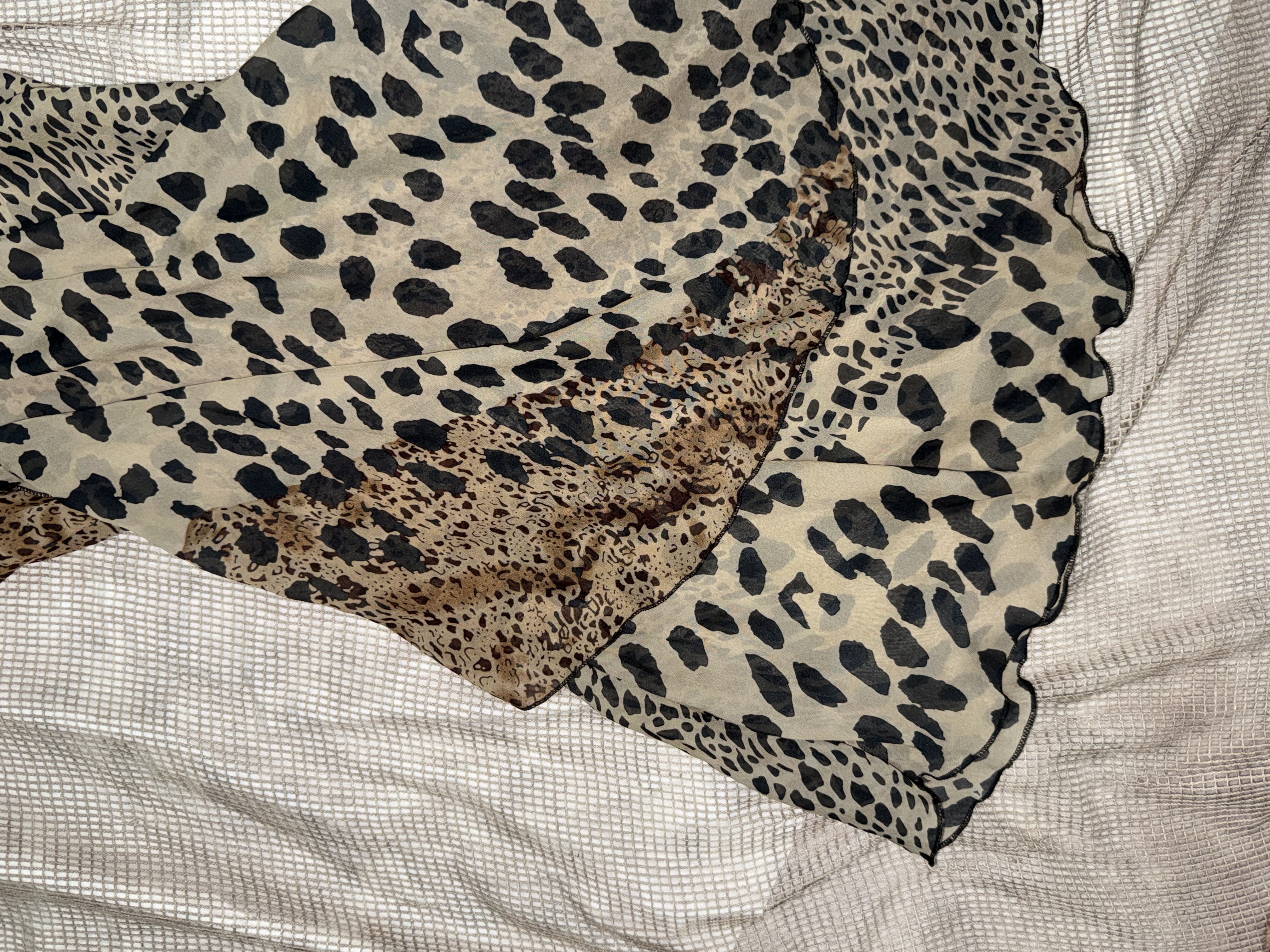 Sleeveless Leopard Print Dress