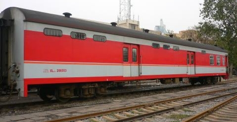 長鳴N比例 （1：160）出品京局京段幹線列車K105/106 北京西－深圳 硬坐硬卧行李六節編組B