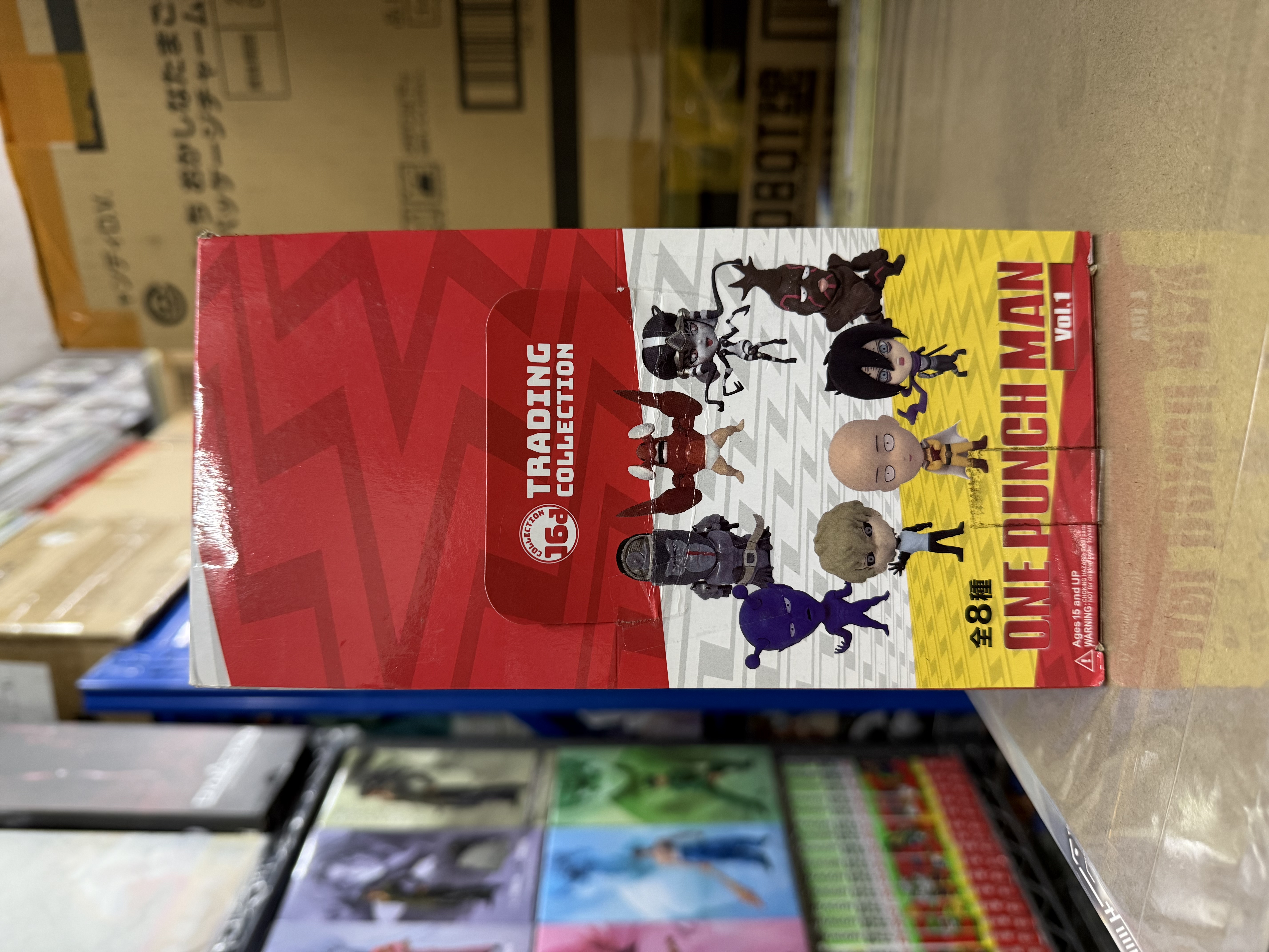 一拳超人 16d Trading Collection 盒玩 figure（全8種）（盒況如圖）