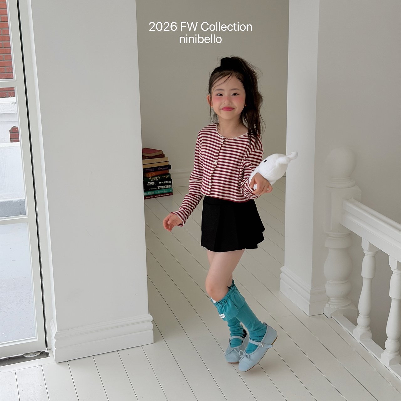 Ninibello | Rosé Pleated Skirt 