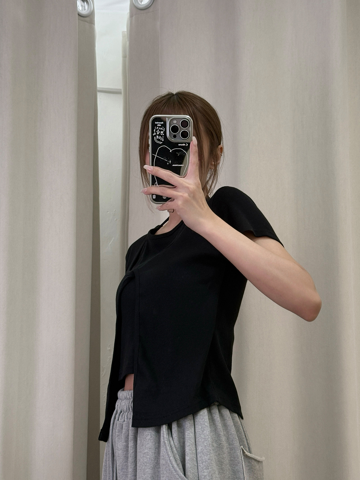 𝐅𝐚𝐮𝐱 𝐭𝐰𝐨-𝐩𝐢𝐞𝐜𝐞 𝐡𝐚𝐥𝐭𝐞𝐫 𝐧𝐞𝐜𝐤 𝐭𝐨𝐩