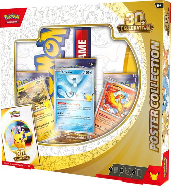 PTCG 美版 寶可夢卡牌遊戲 - 30th Celebration poster collection