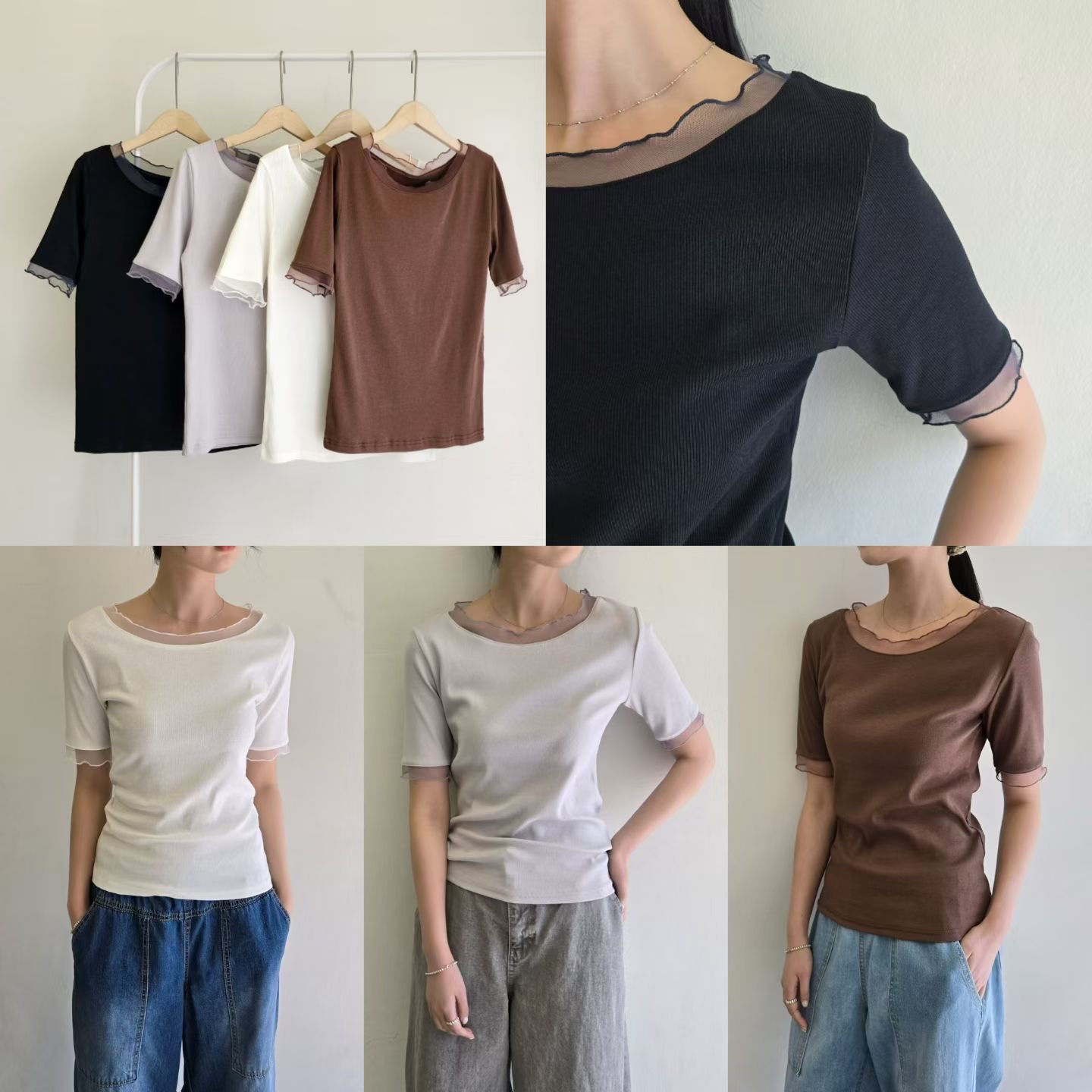 Fake layer tee