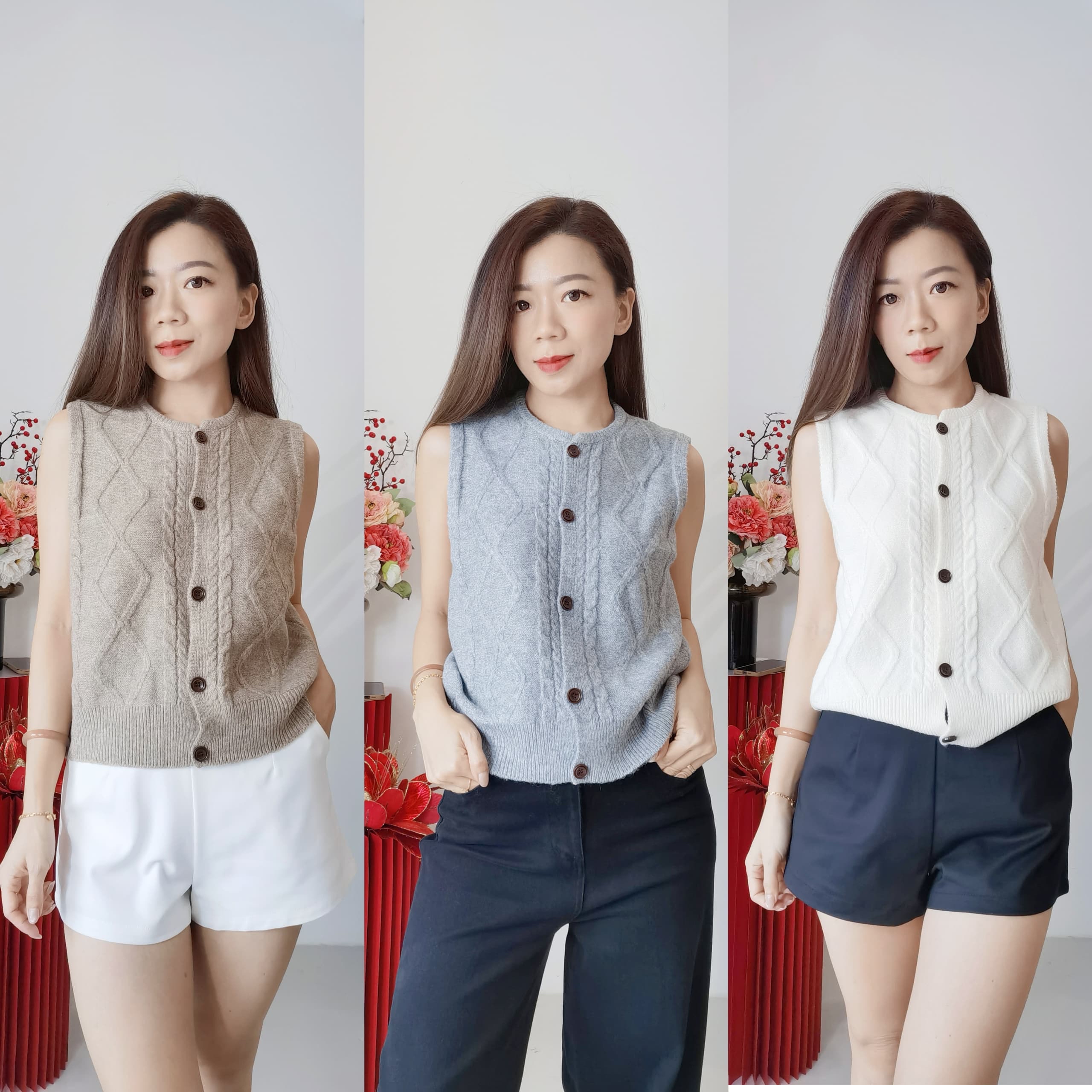 323021 PREMIUM KNIT BLOUSE