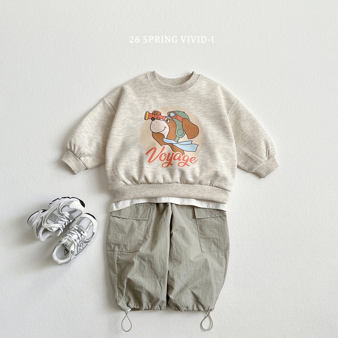 🌸預訂 韓國直送🌸🇰🇷VIVIDI四色口袋寬鬆工裝束腳褲