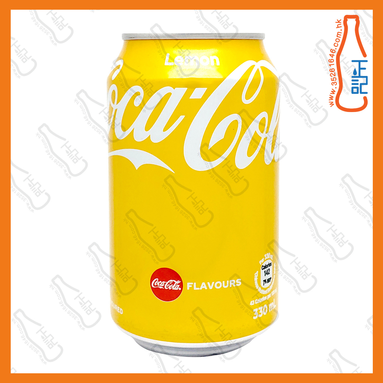 (罐裝)可口可樂 檸檬味 330ml x 24罐 /箱