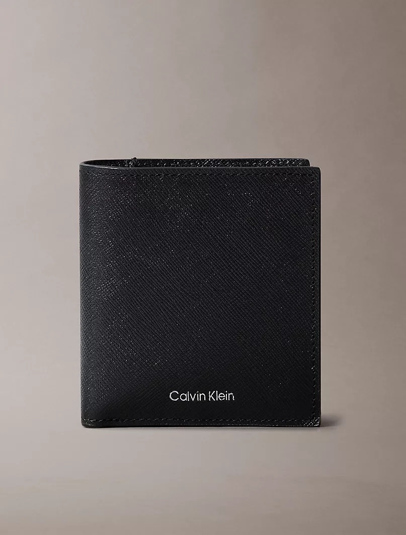 🇺🇸🇨🇦🛬Calvin Klein Refined Saffiano Slim Bifold Wallet直送現貨💞💞