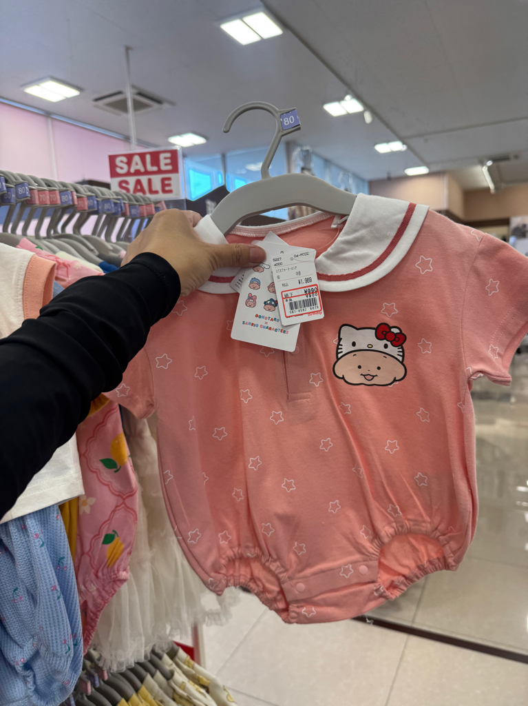 ✨連線商品需補運費✨日本 Birthday 特價 BB 連身衣 (Size 80)