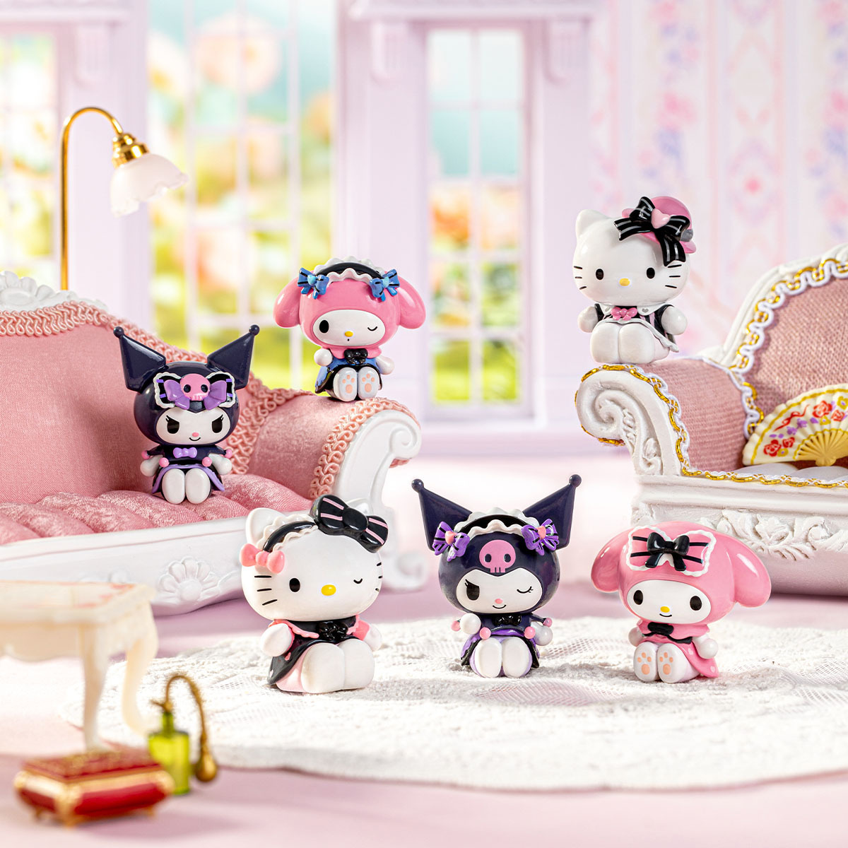 [Sanrio] 甜美蕾絲女孩系列 Moetch 豆豆公仔 (日語/英語) | 1件